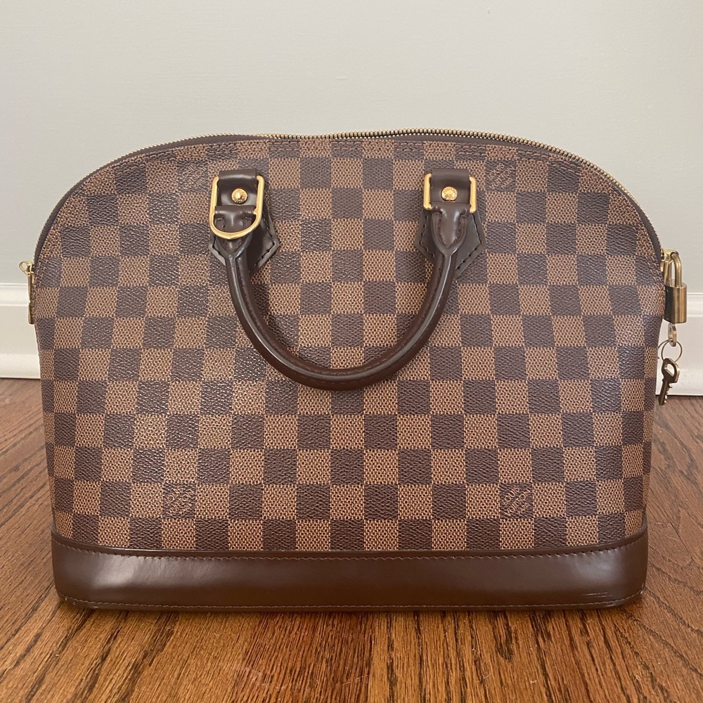Louis Vuitton Vintage Alma PM Handbag Damier
